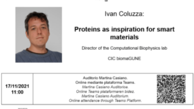 Proteins as inspiration for smart materials by Ivan Coluzza